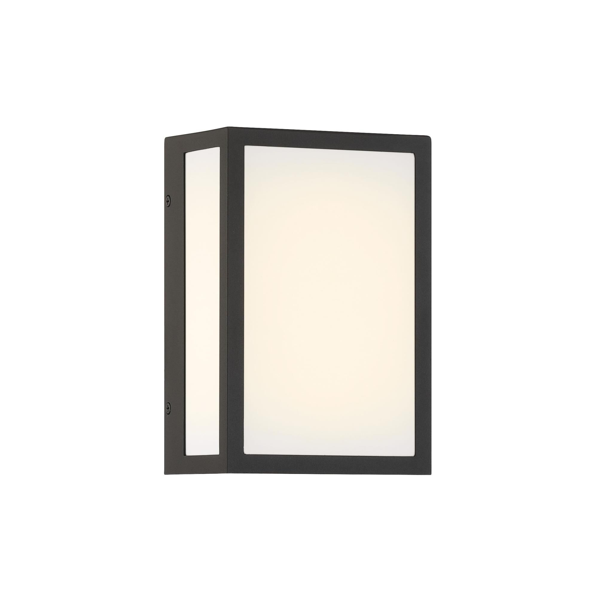 Shown in Sand Coal finish and White glass and Etched Glass shade