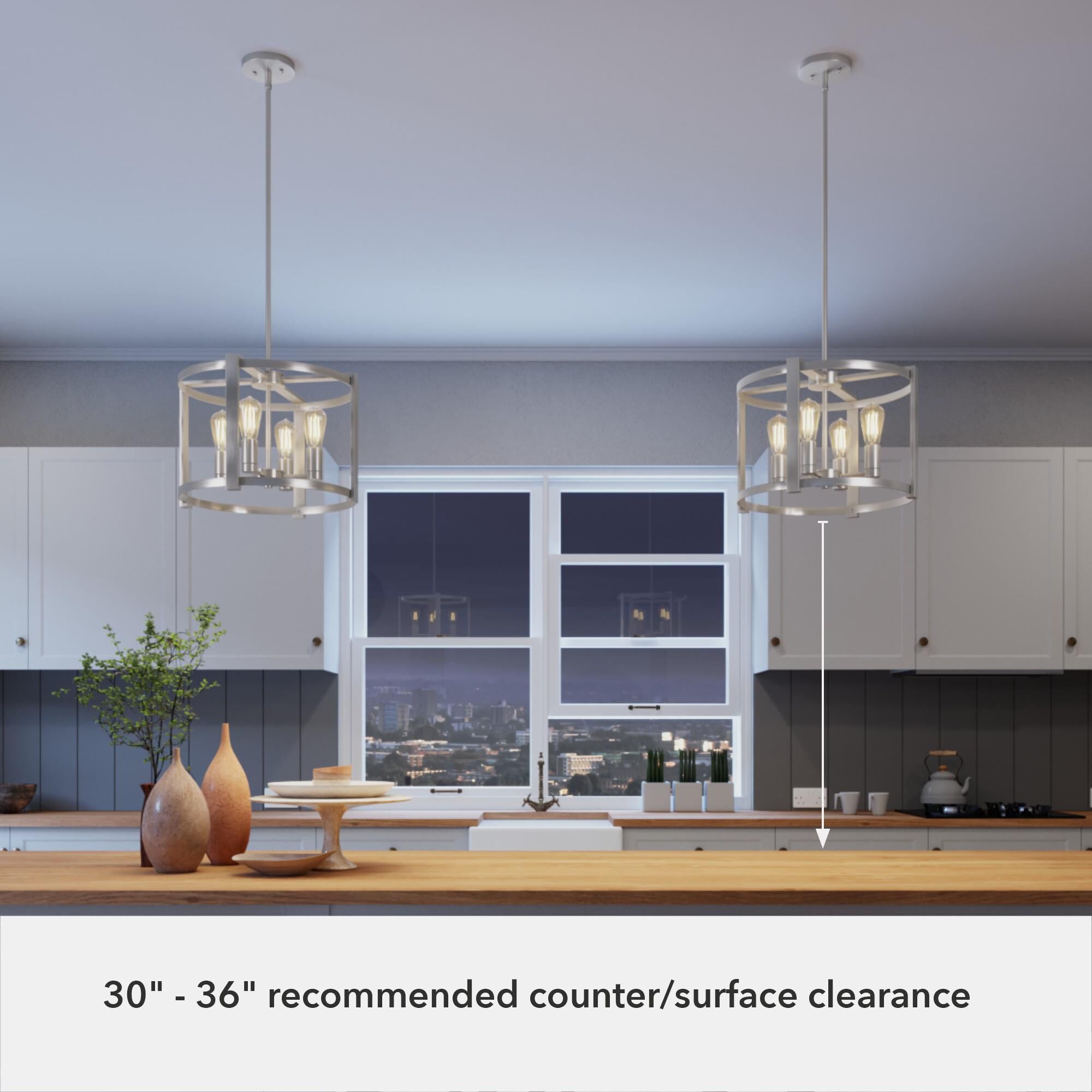 Astwood 18 Inch 4 Light Mini Chandelier by Hunter Fan