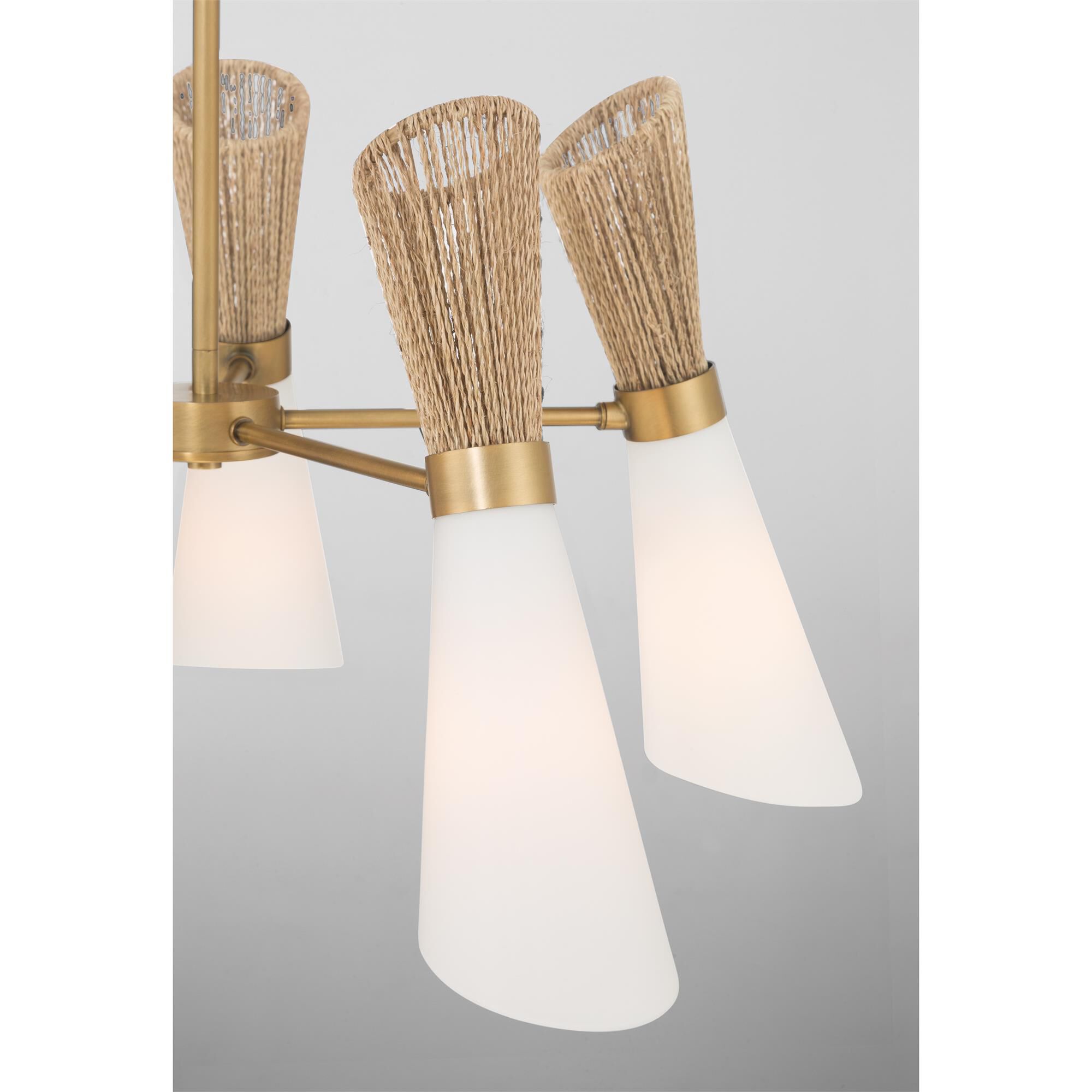 Shown in Legacy Brass finish and Etched Opal glass