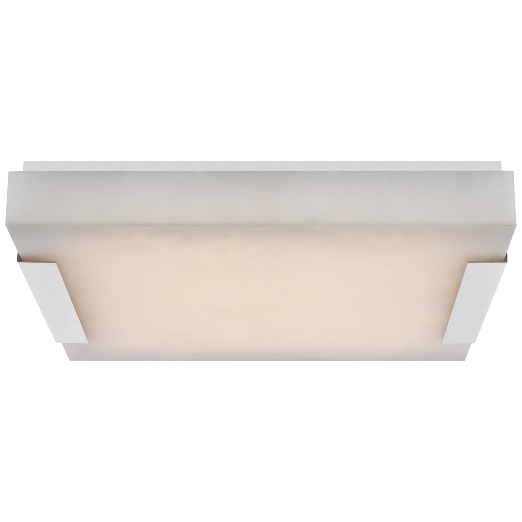 Shown in Polished Nickel finish and Alabaster shade