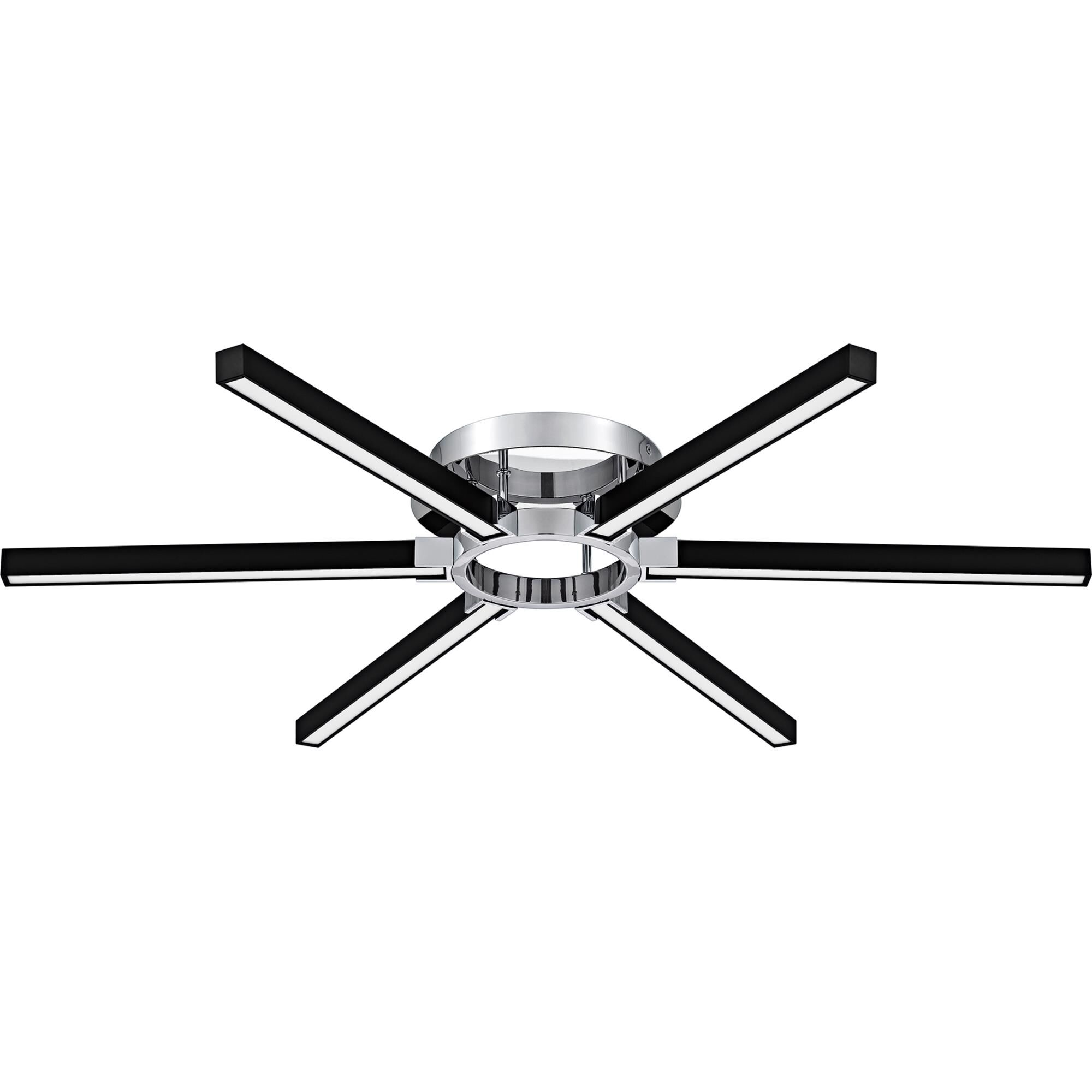 Zealand 36 Inch Semi Flush Mount by Quoizel