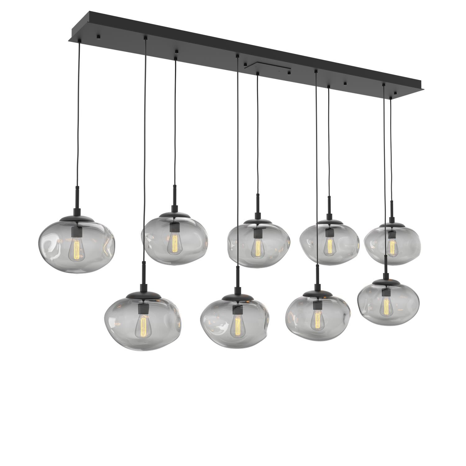 Levi Wilson Nebula 70 Inch 9 Light Linear Suspension Light by Hammerton Studio