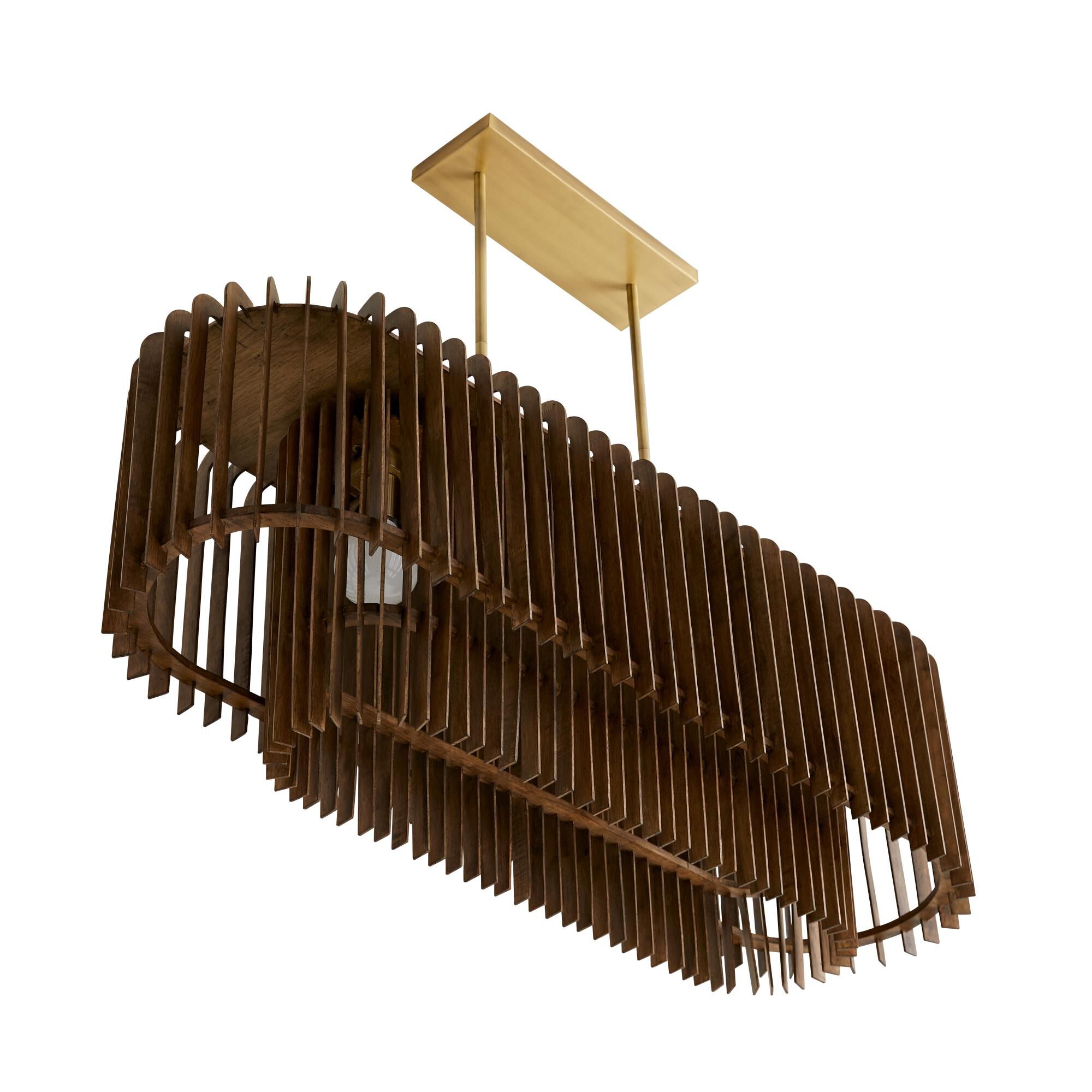 Valencia 49 Inch 5 Light Linear Suspension Light by Arteriors Home