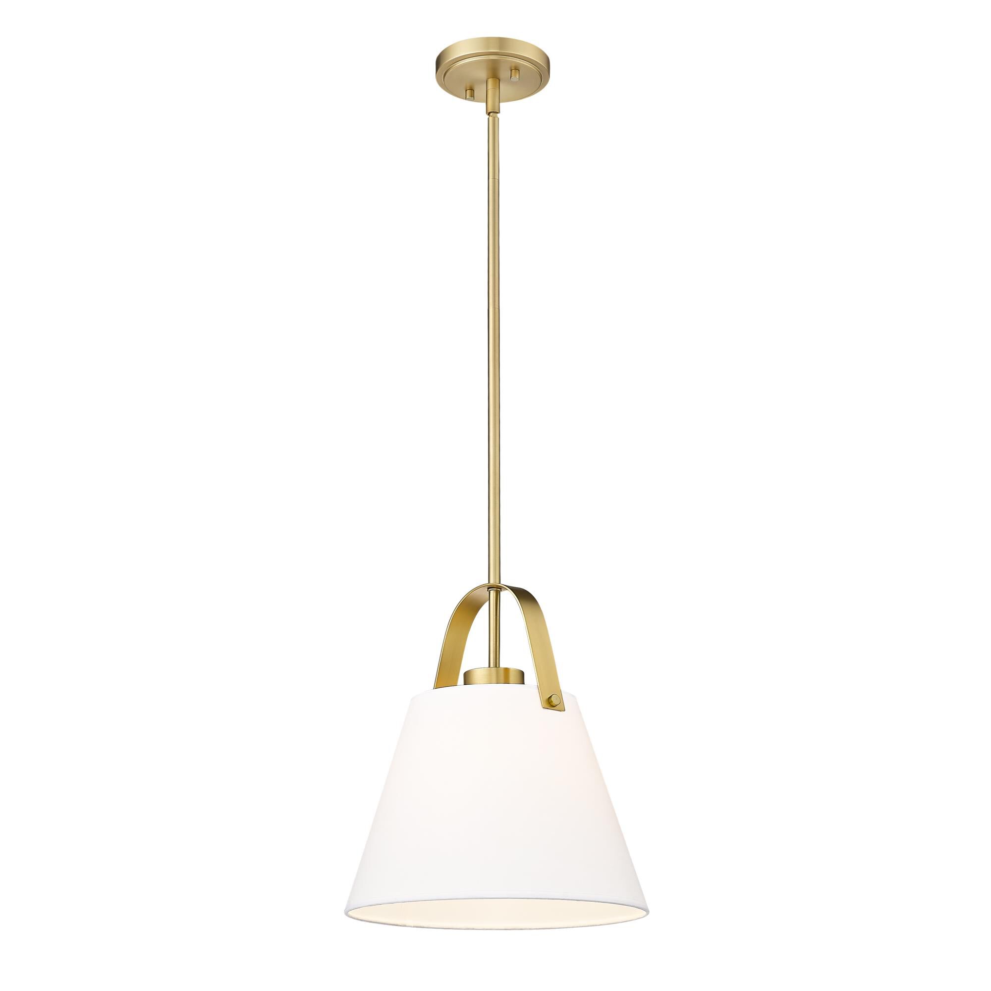 Z-Lite Z-Studio Linen Pendant 12 Inch Large Pendant