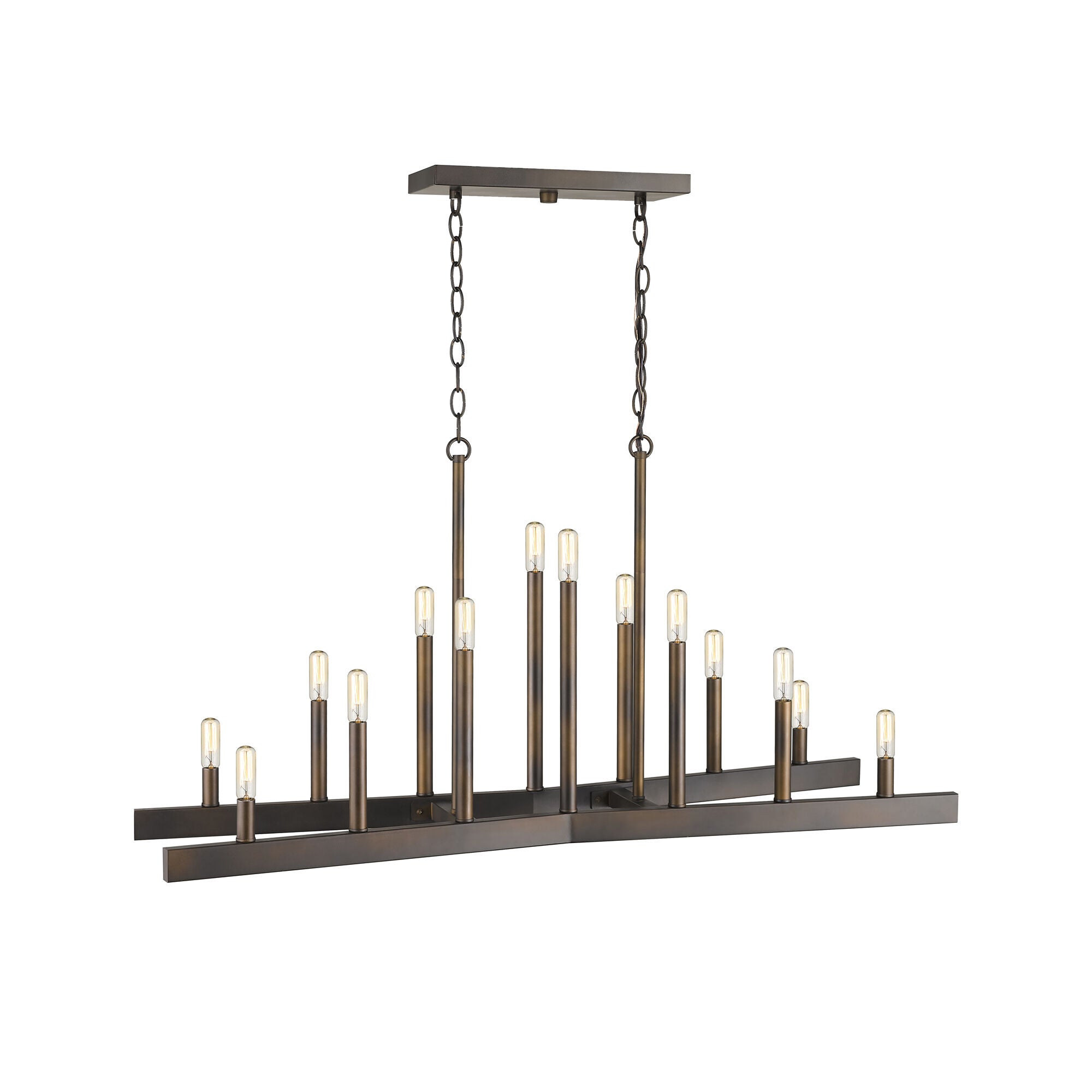 Shown in Oil-Rubbed Bronze finish and -- glass and -- shade