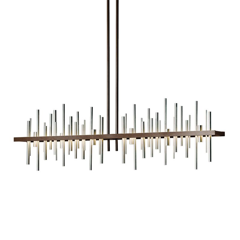 Cityscape Medium Linear Chandelier by Hubbardton Forge