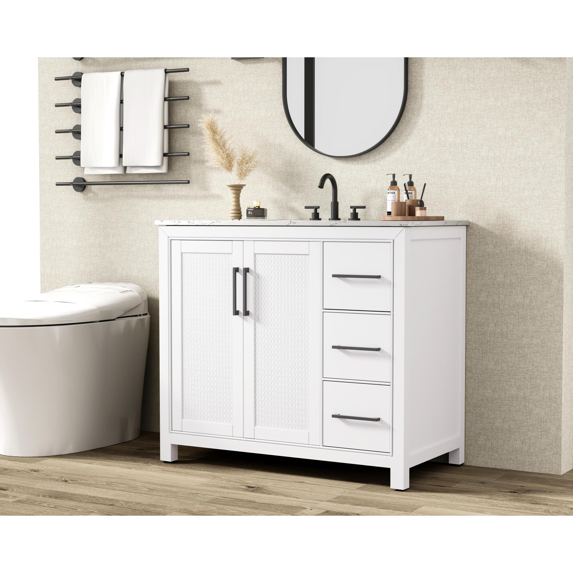 Alina 42 Inch Bath Vanity by Elegant Dcor