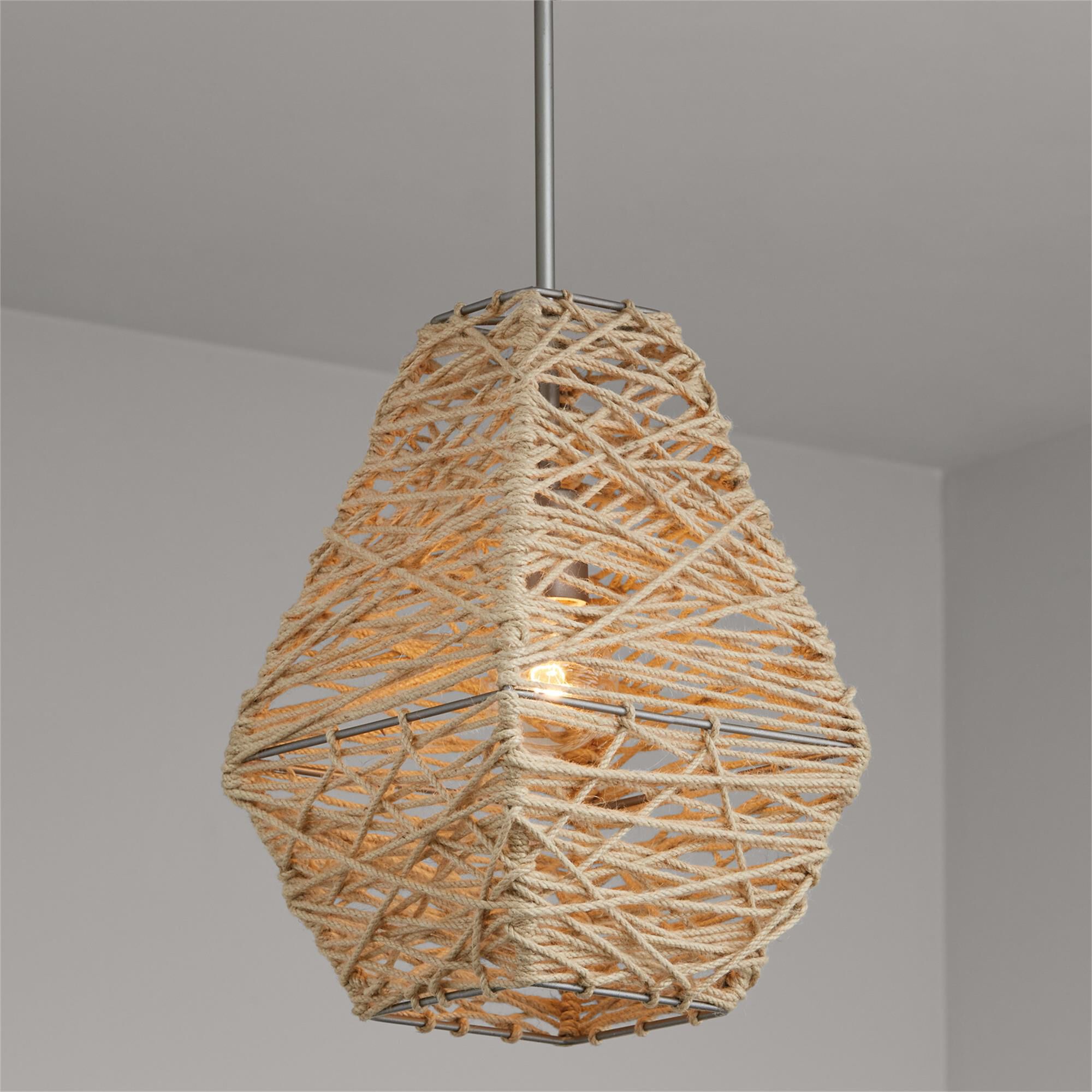 Shown in Natural Jute And Grey finish