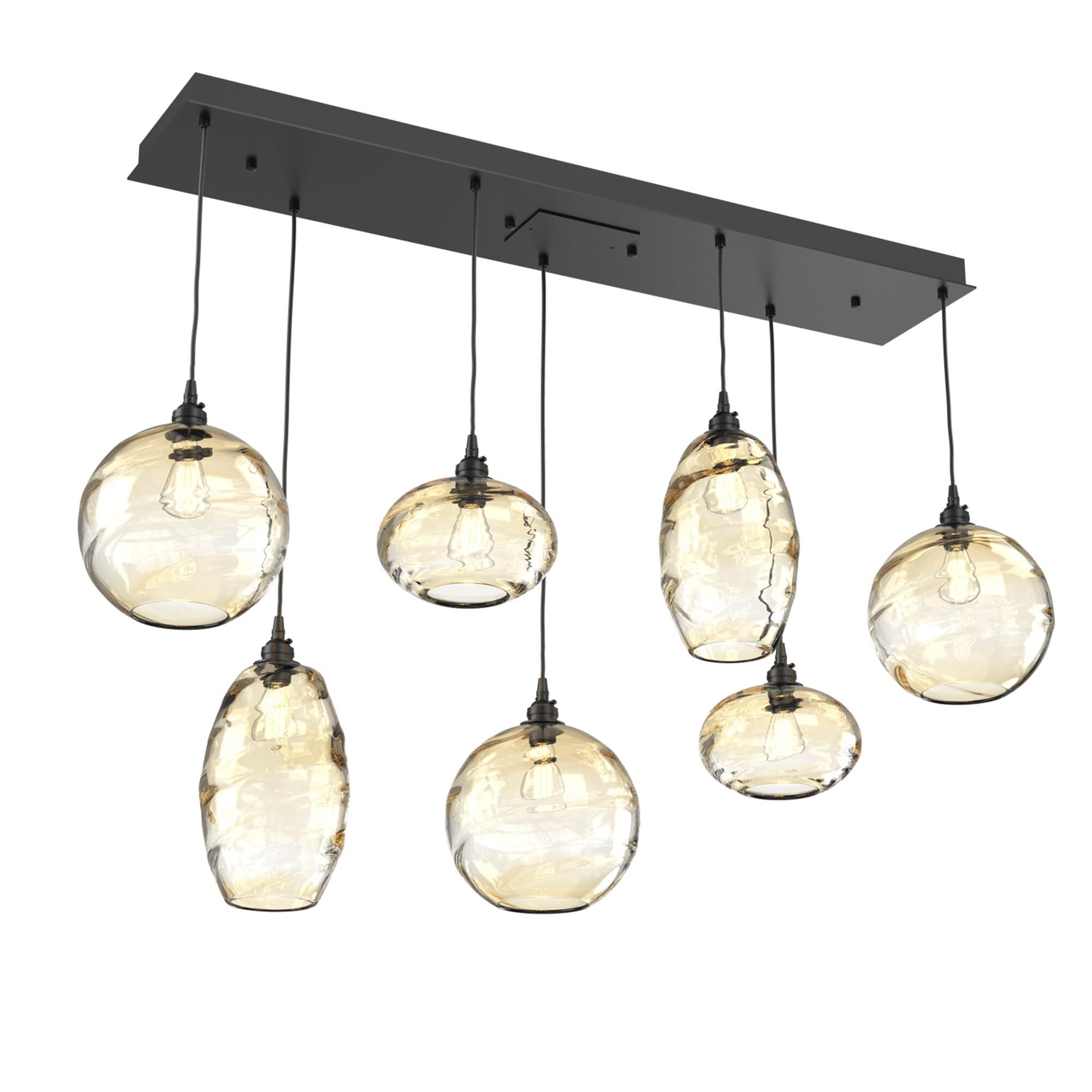 Shown in Matte Black finish and Optic Amber glass