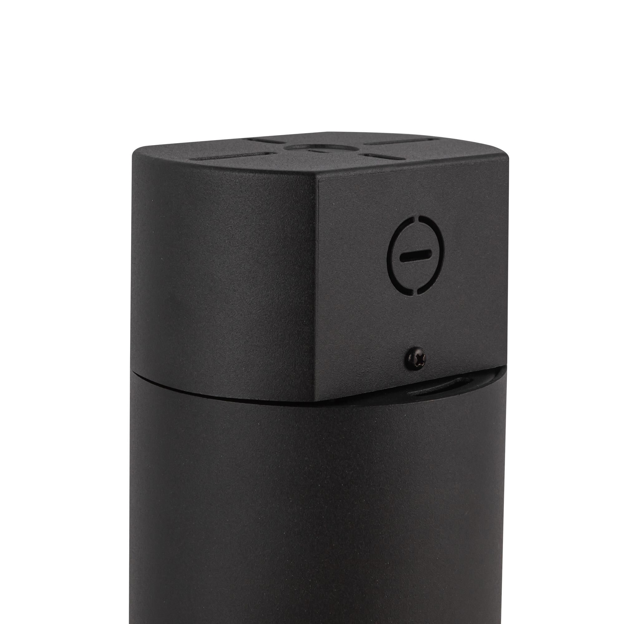 Shown in Black finish and Clear glass