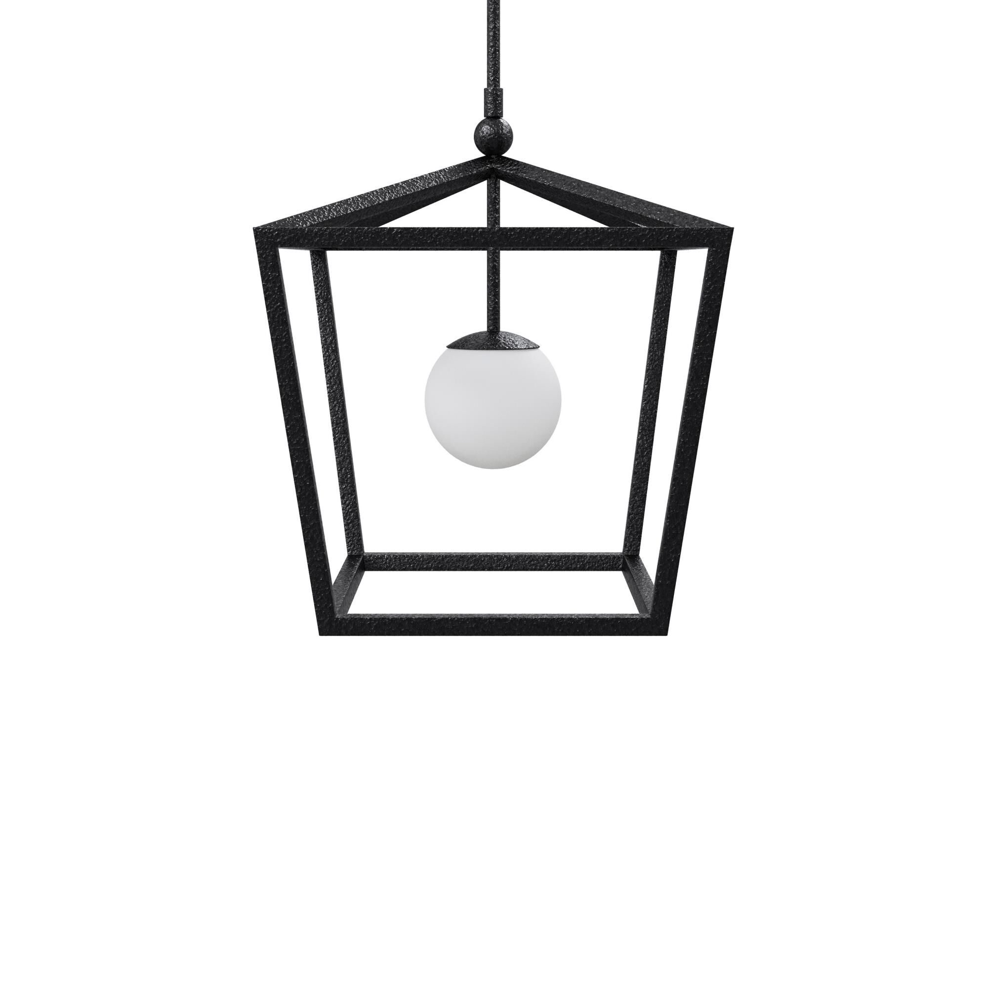 Shown in Black and Frosted White finish