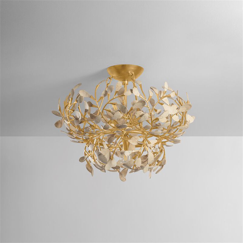 Maybrook 22 Inch 4 Light Semi Flush Mount by Hudson Valley Lighting