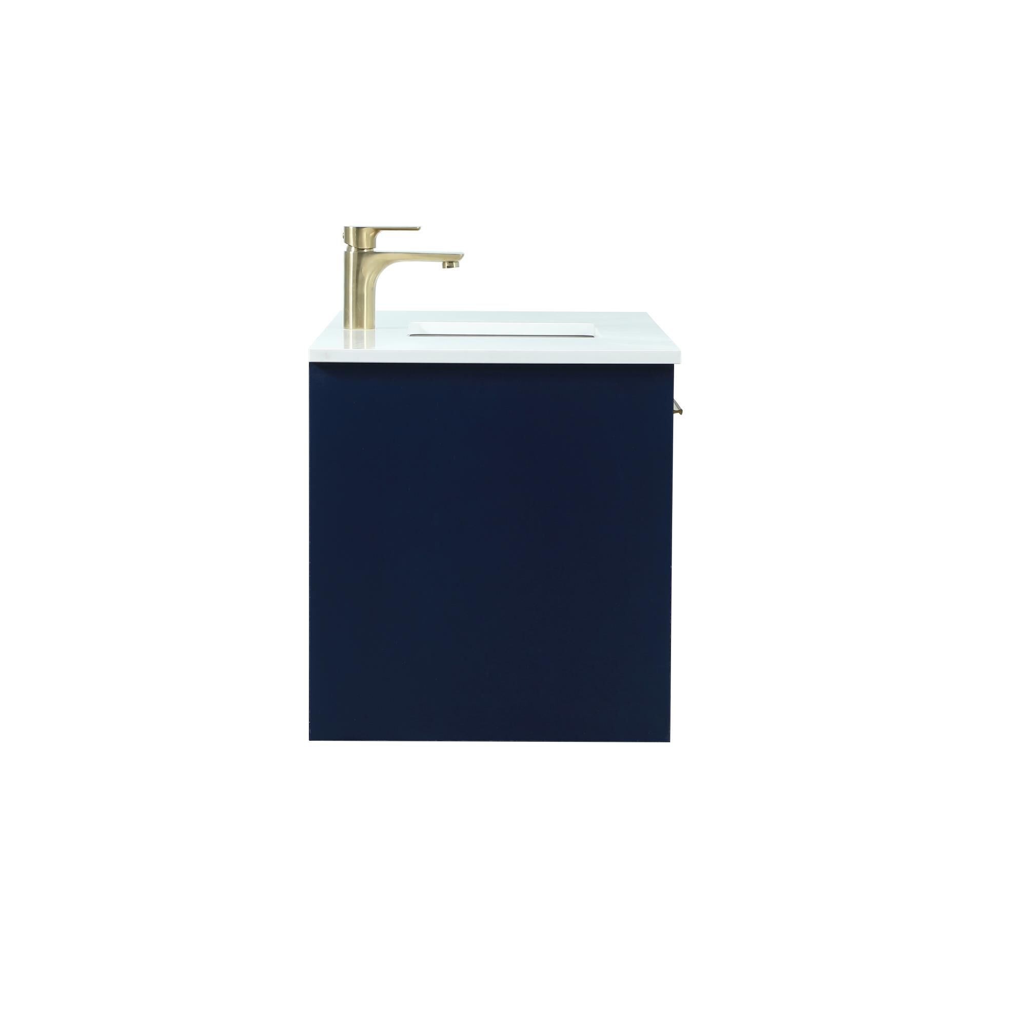 Shown in Blue finish