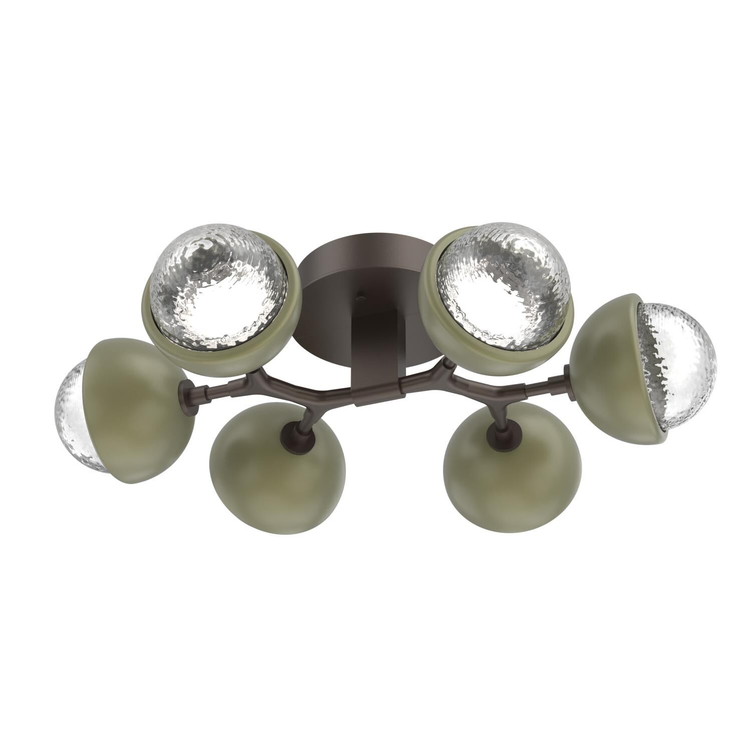 Levi Wilson Cabochon 27 Inch Flush Mount by Hammerton Studio