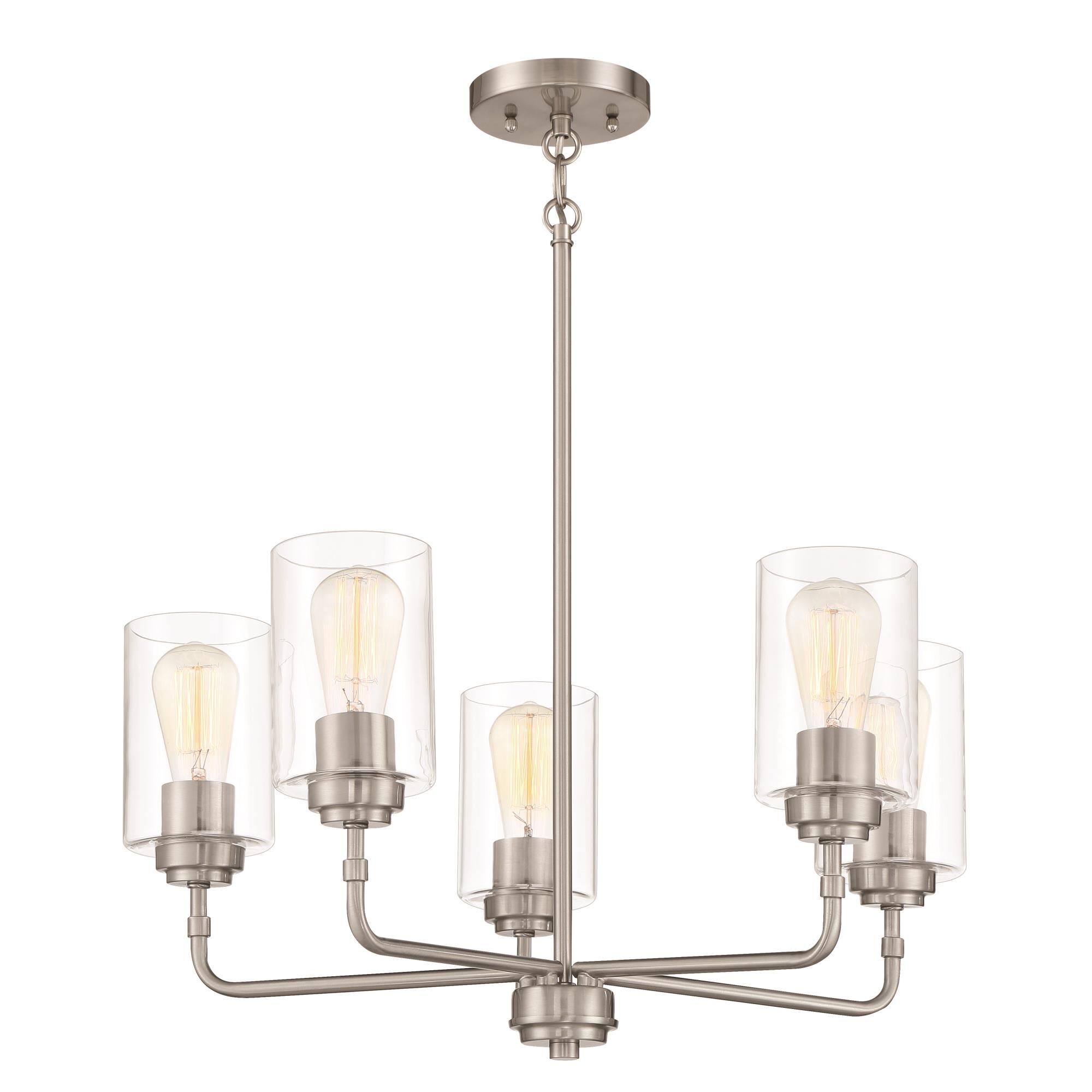 Stowe 23 Inch 5 Light Chandelier by Craftmade
