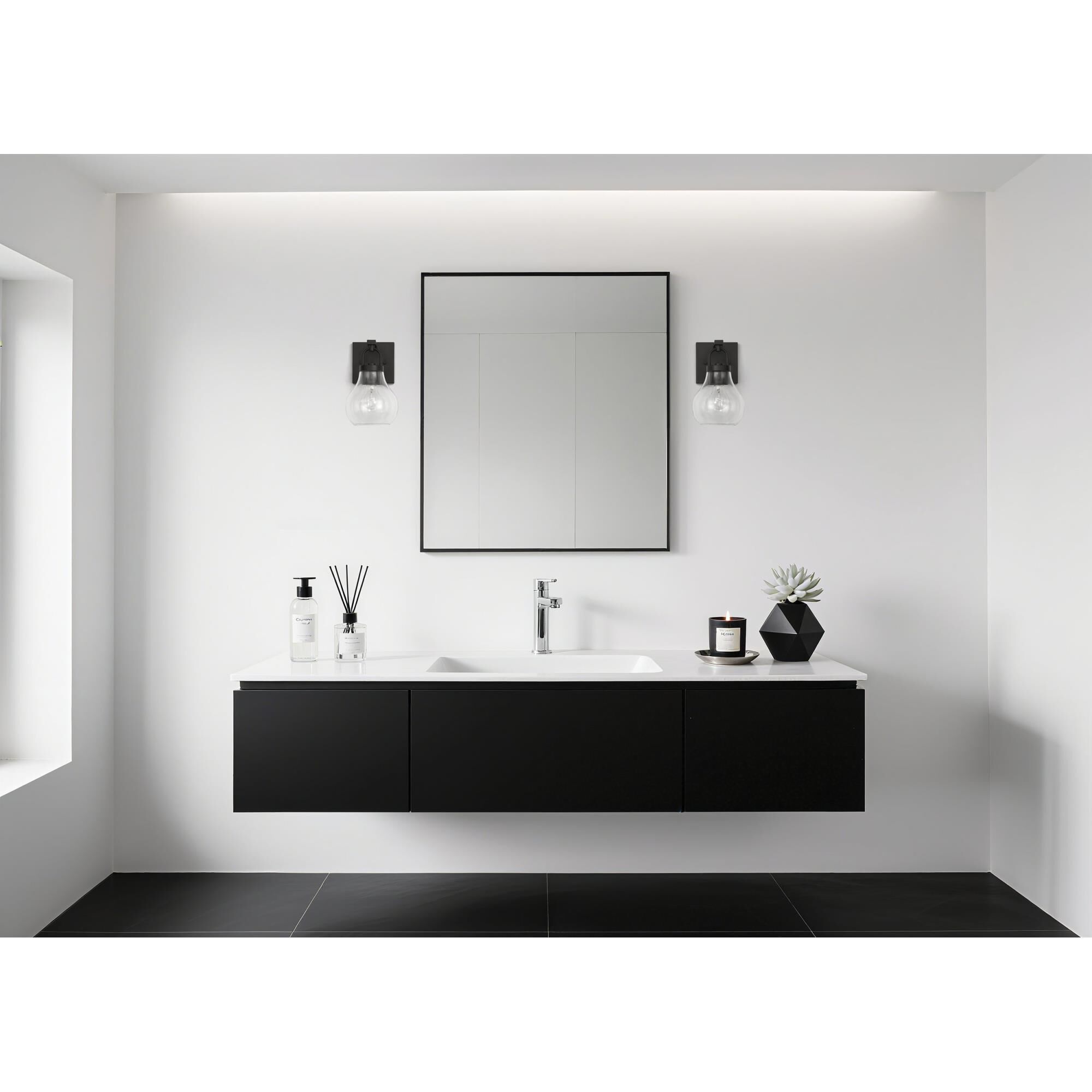 Mansfield 6 Inch Bath Vanity Light by Eglo Lighting