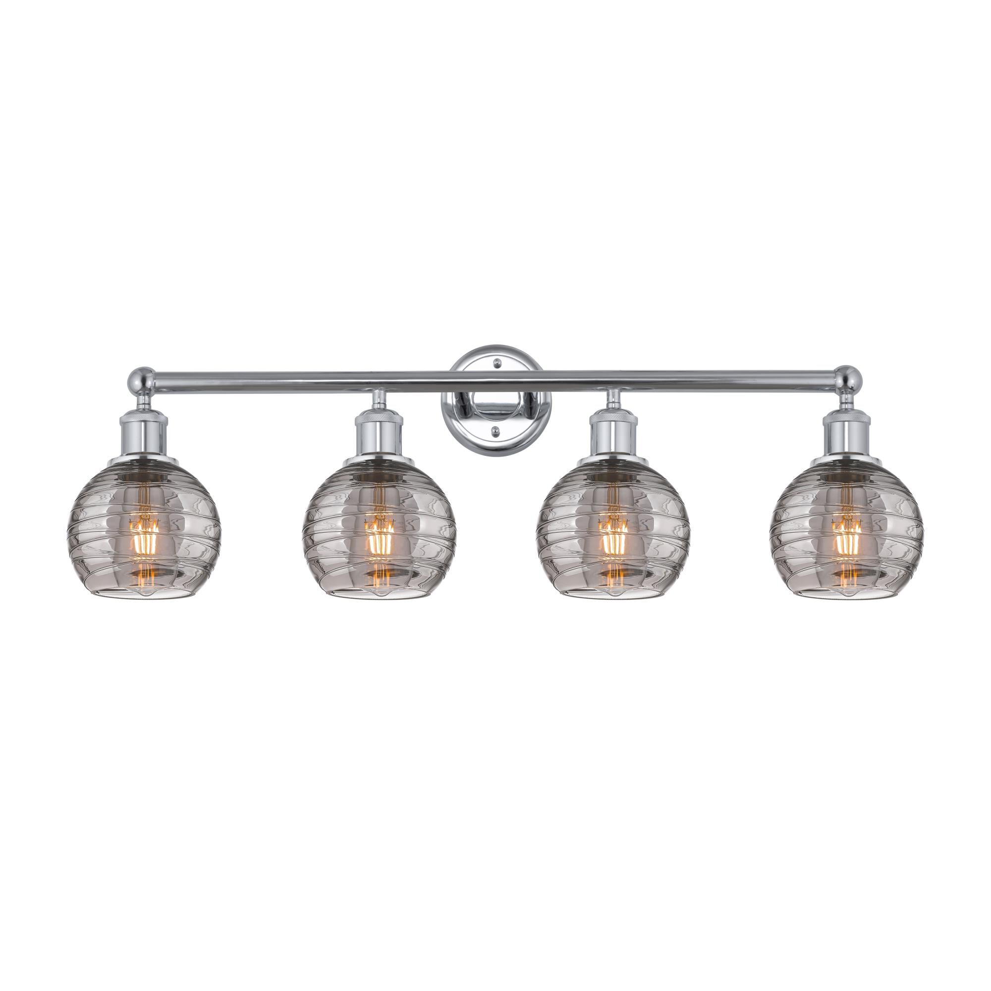 Bruno Marashlian Athens Deco Swirl 33 Inch 4 Light Bath Vanity Light by Innovations Lighting
