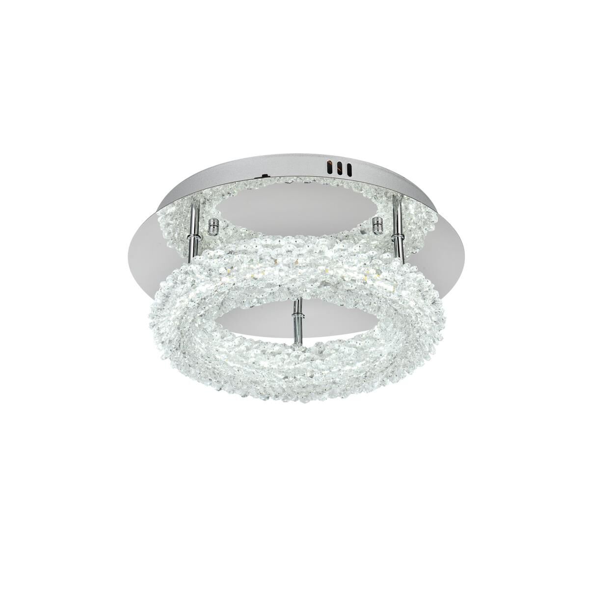 Bowen 14 Inch Semi Flush Mount by Elegant Lighting