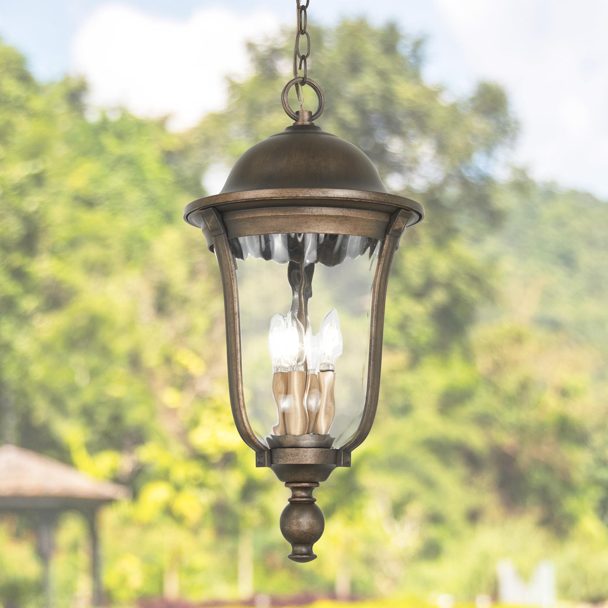 Havenwood 25 Inch Tall 4 Light Outdoor Hanging Lantern by Minka Lavery