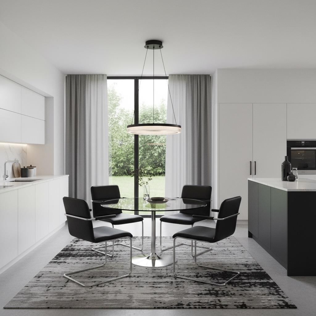 Shown in Black finish