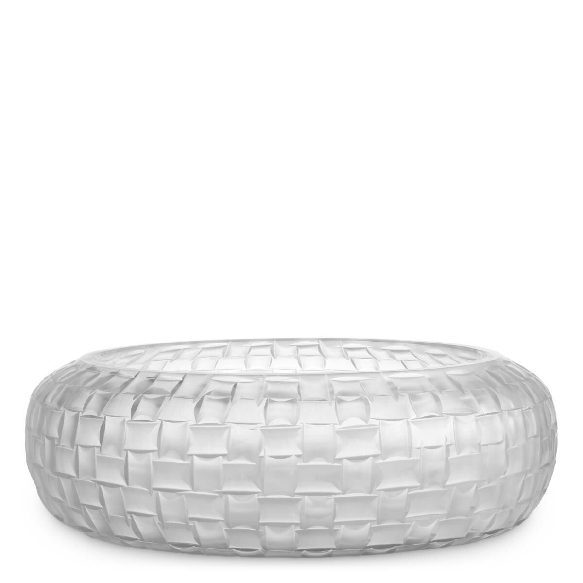 Shown in Handblown Glass, Frosted finish