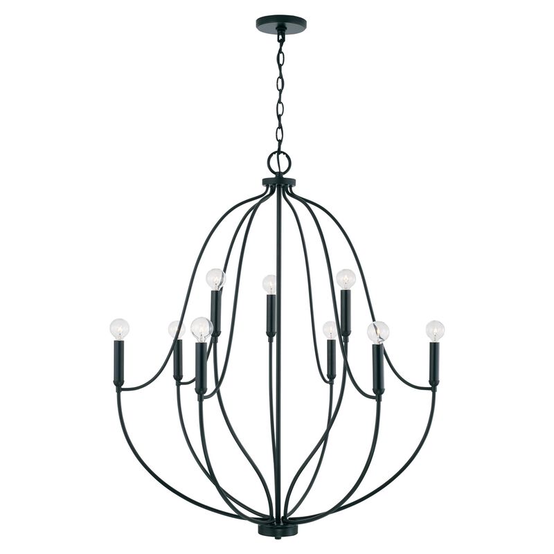 Madison 32 Inch 9 Light Chandelier by Homeplace by Capital Lighting Fixture Company