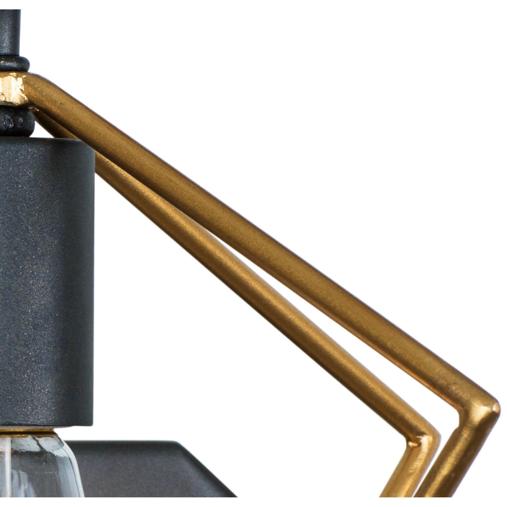 Shown in Antique Gold/Rustic Bronze finish