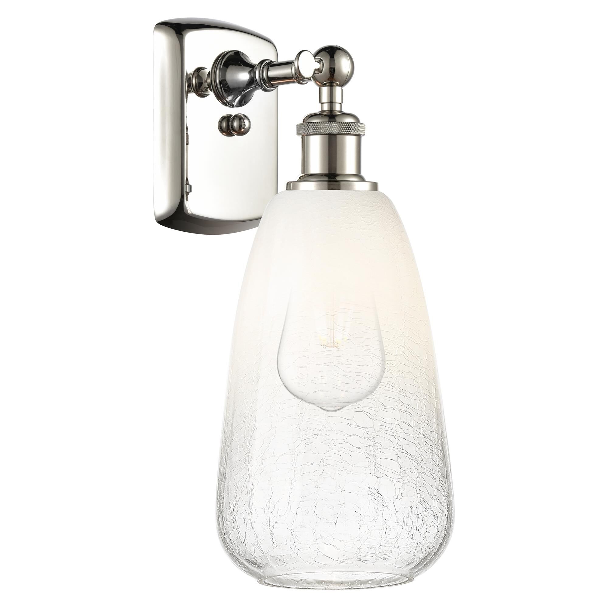 Shown in Polished Nickel finish and Opal glass