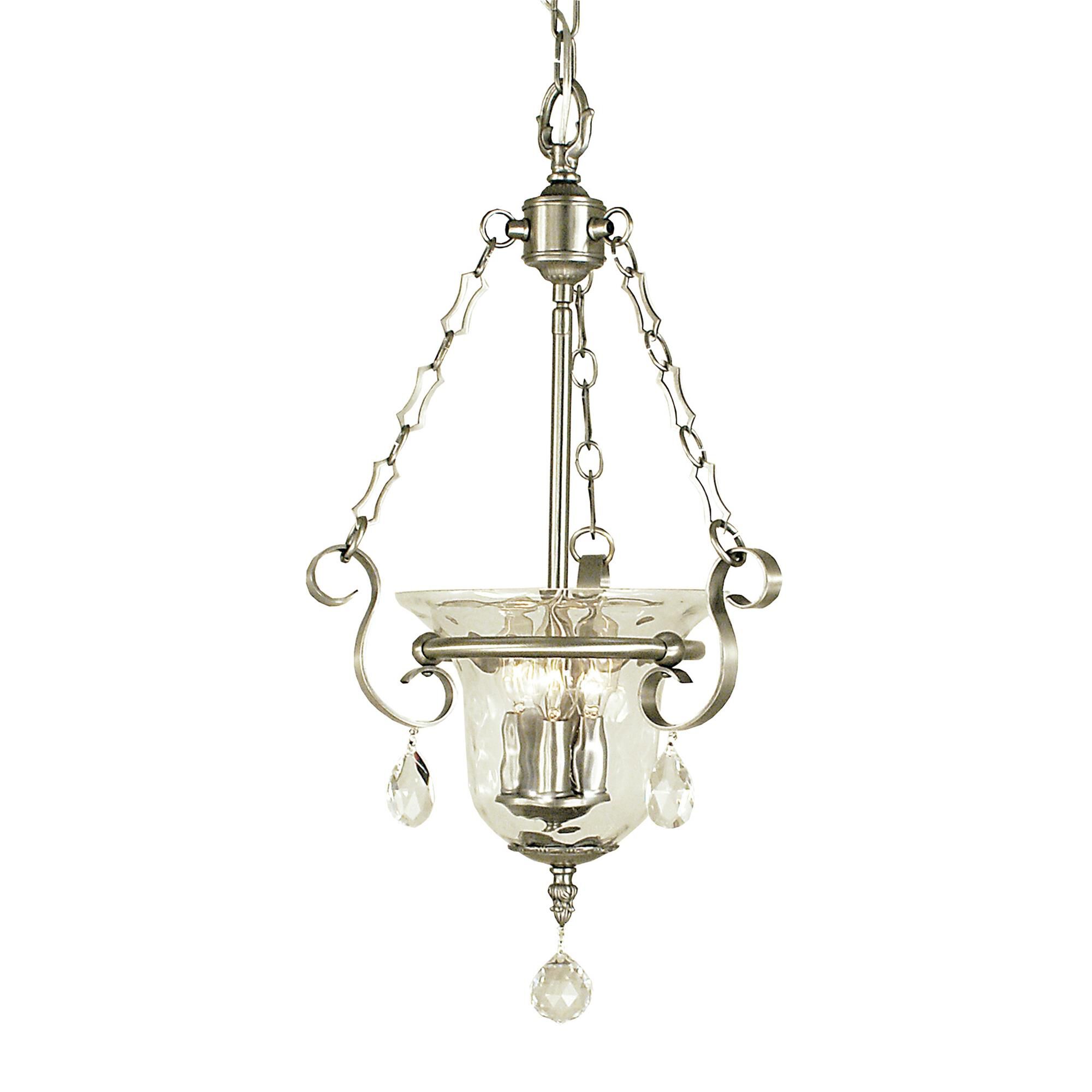 Shown with Clear Mottled Glass shade