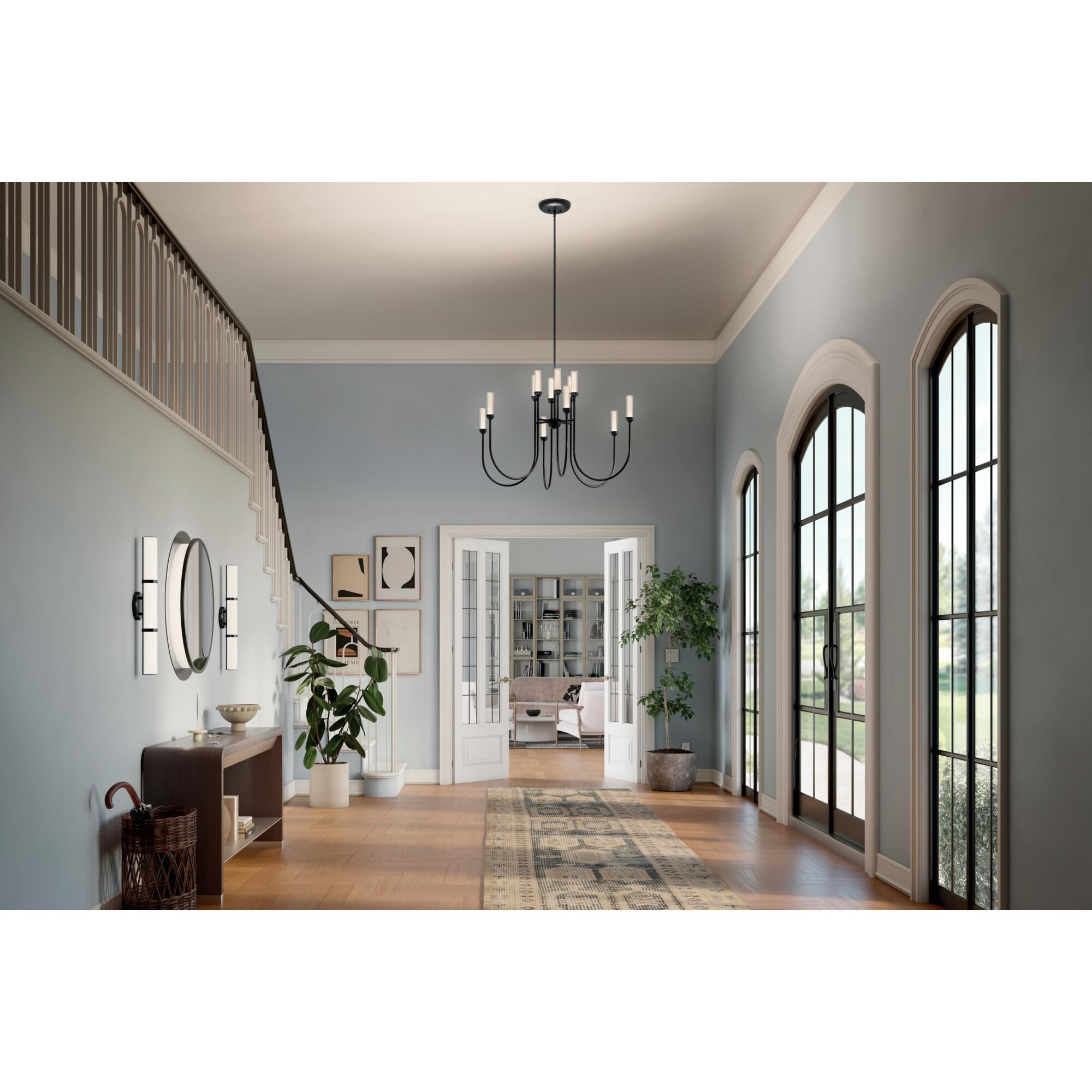 Shown in Black finish