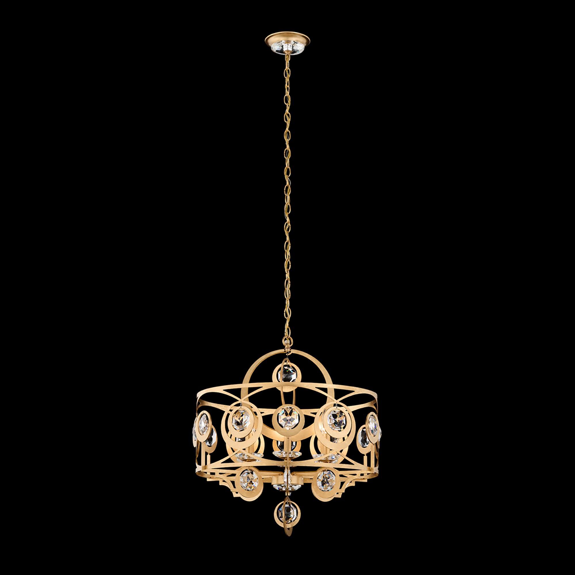 Shown in French Gold finish and Clear Radiance crystal