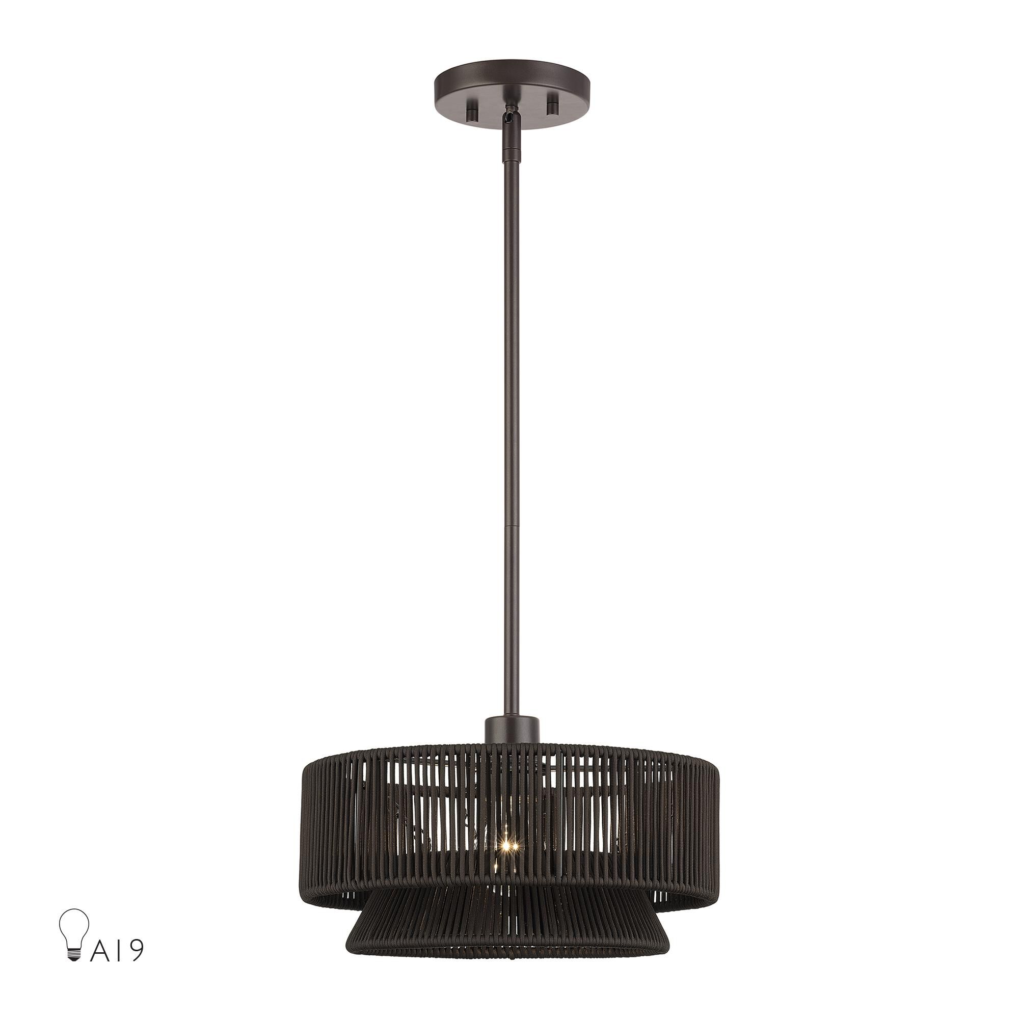 Florell 13 Inch Large Pendant by Livex Lighting