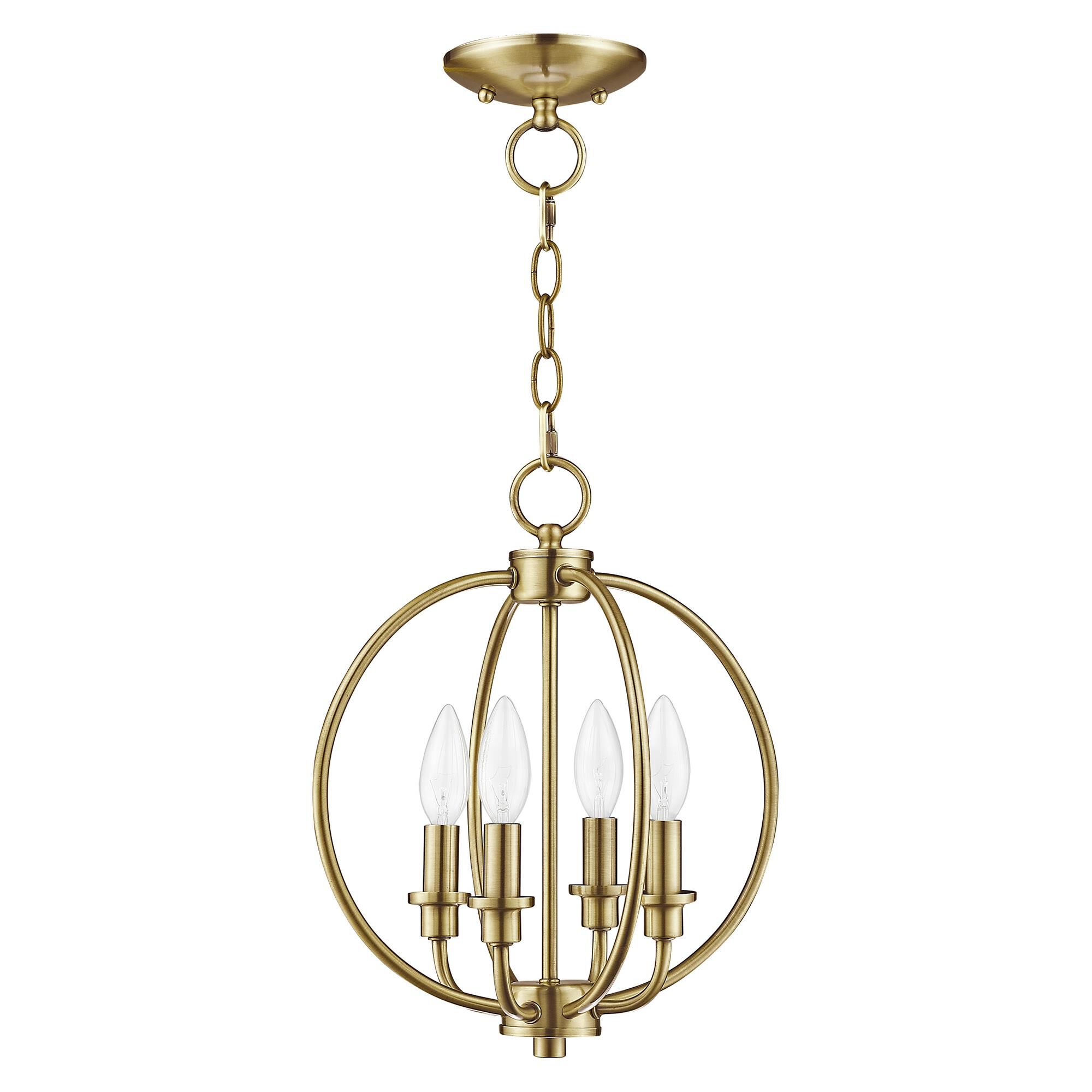 Shown in Antique Brass finish