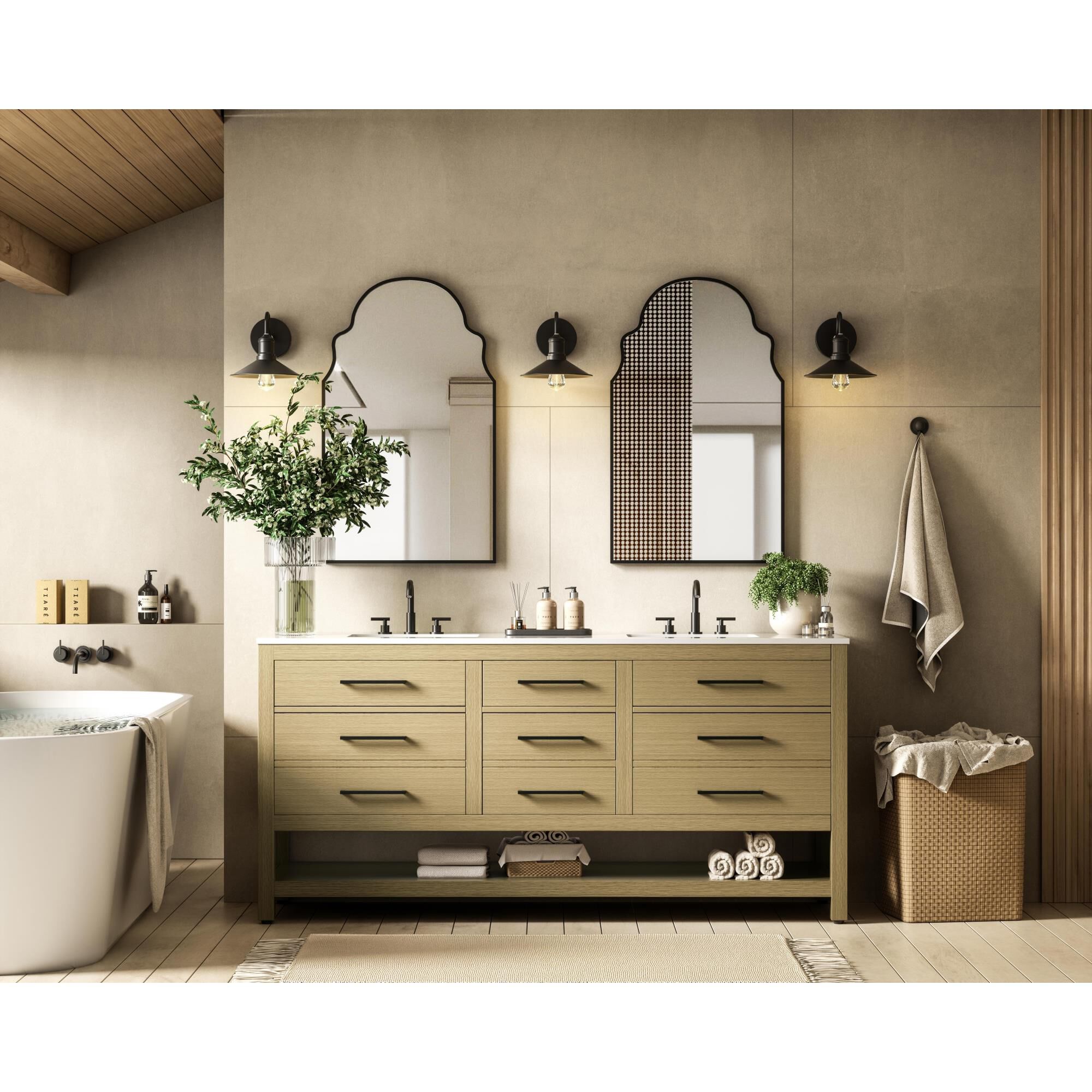 Karson 72 Inch Bath Vanity by Elegant Dcor