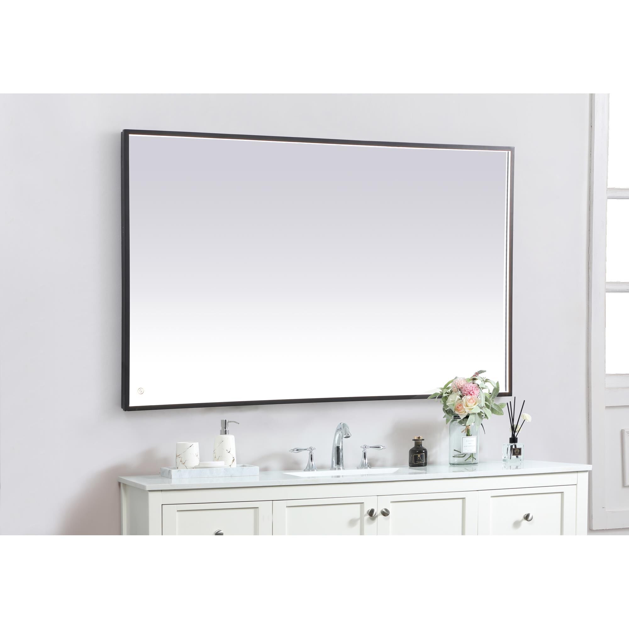 Pier LED Lighted Mirror by Elegant Decor