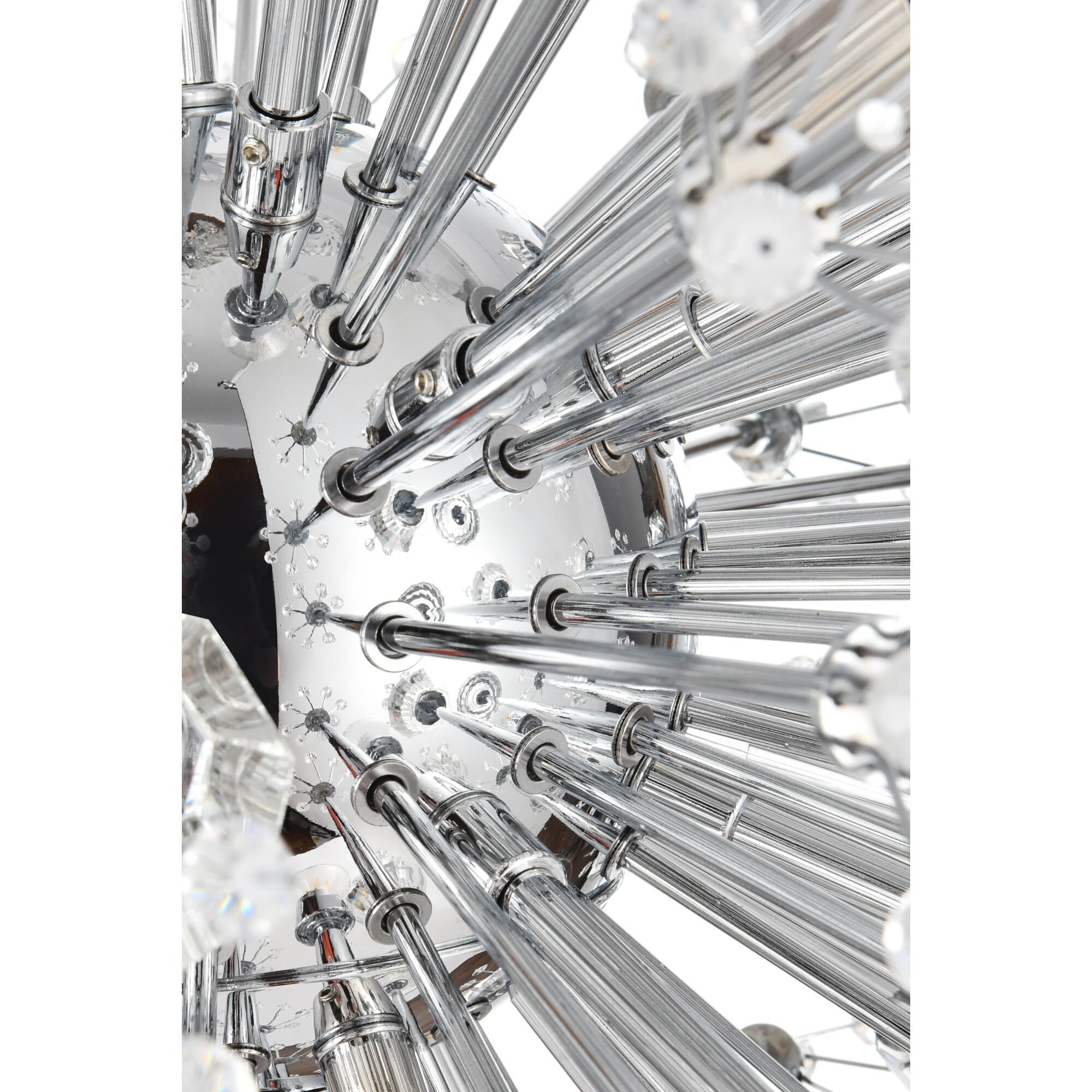 Shown in Chrome finish and Clear Royal Cut crystal