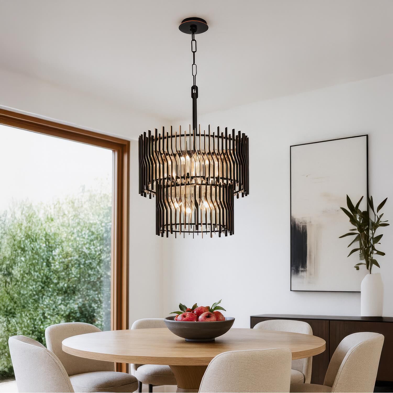Ron Henderson Park Row 24 Inch Chandelier by Varaluz