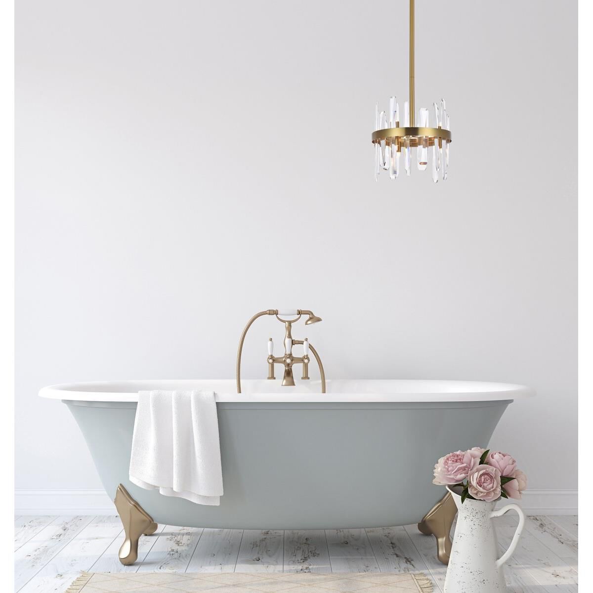 Serena 12 Inch Mini Pendant by Elegant Lighting