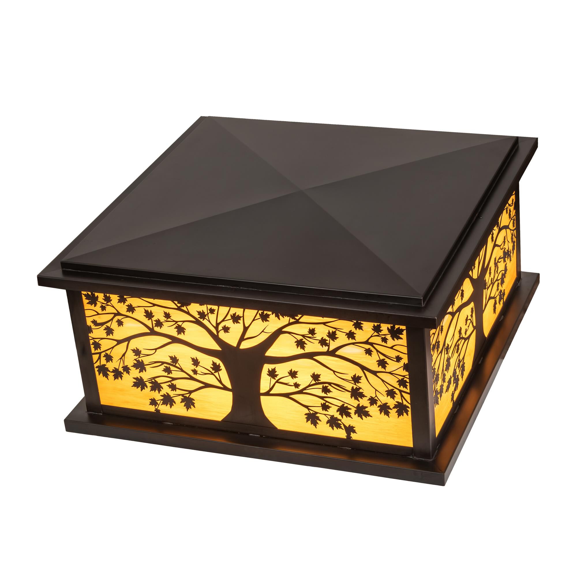 Shown in Craftsman Brown Finish finish and Amber /Acrylic glass