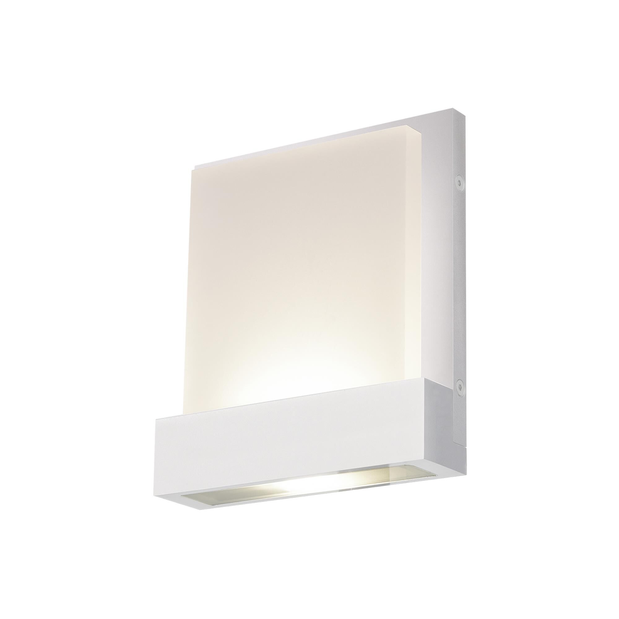 Shown in White finish and Acrylic shade