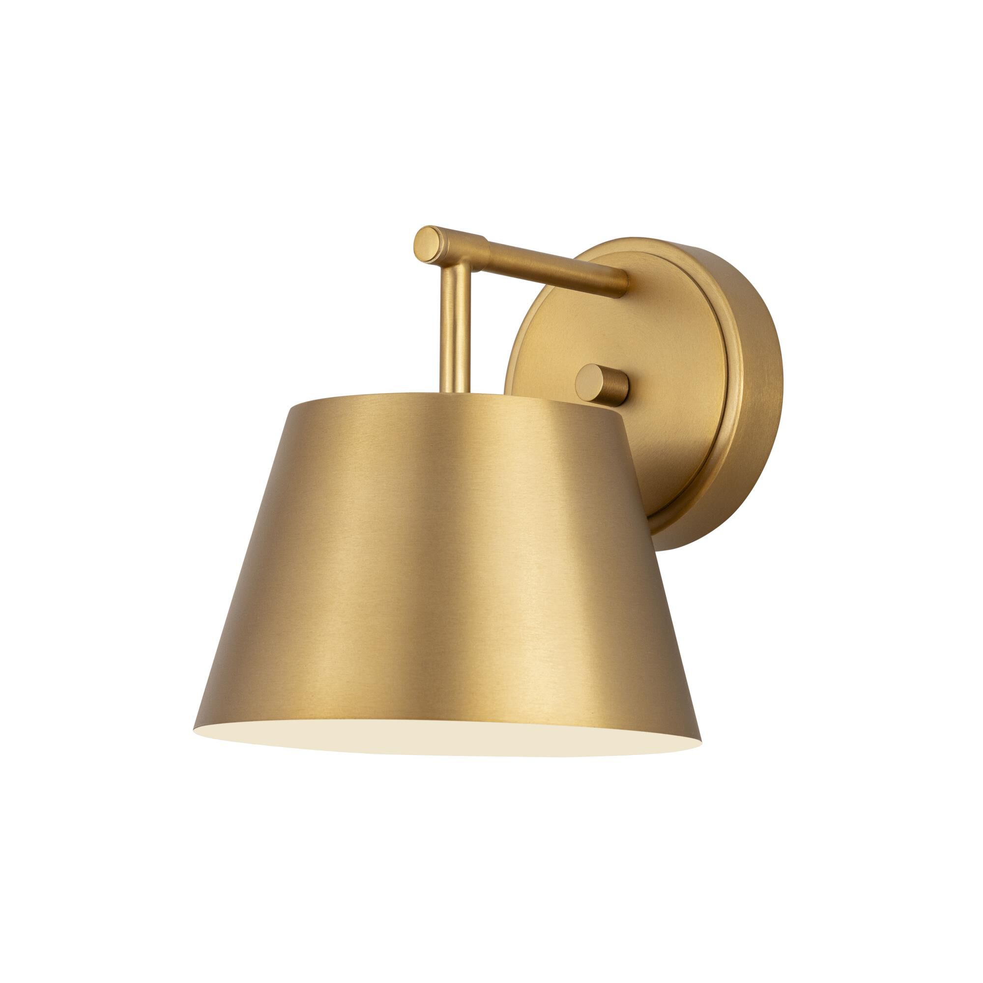 Shown in Modern Gold finish and Modern Gold glass and Modern Gold shade