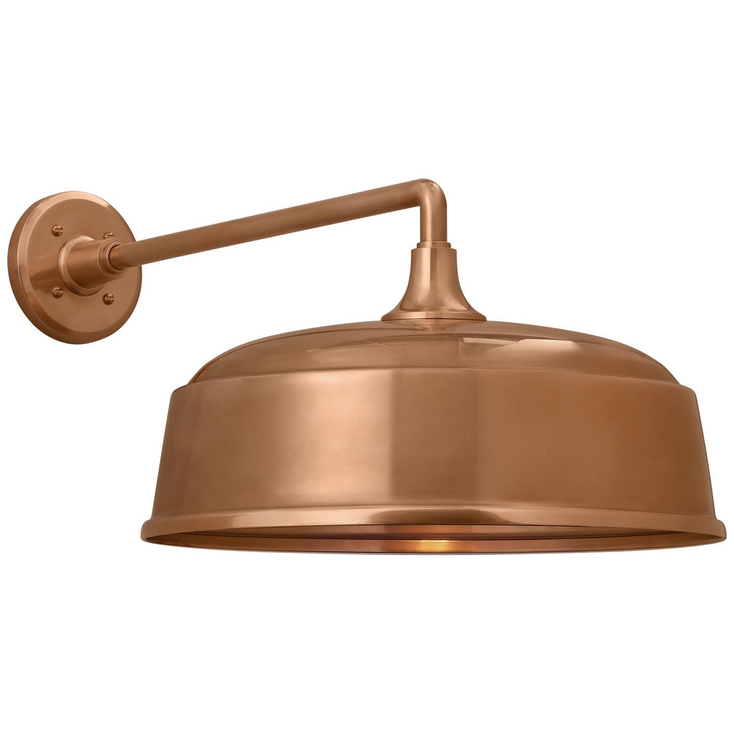 Shown in Soft Copper finish and Copper shade