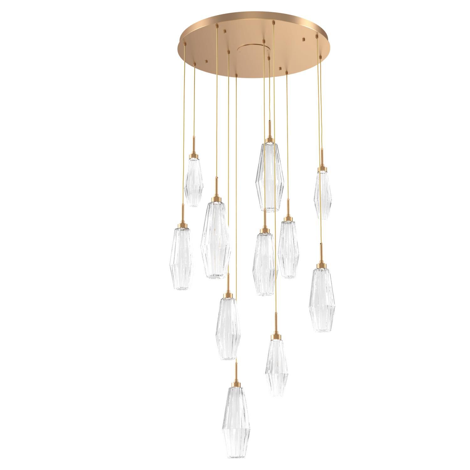 Aalto 33 Inch 11 Light LED Multi Light Pendant by Hammerton Studio