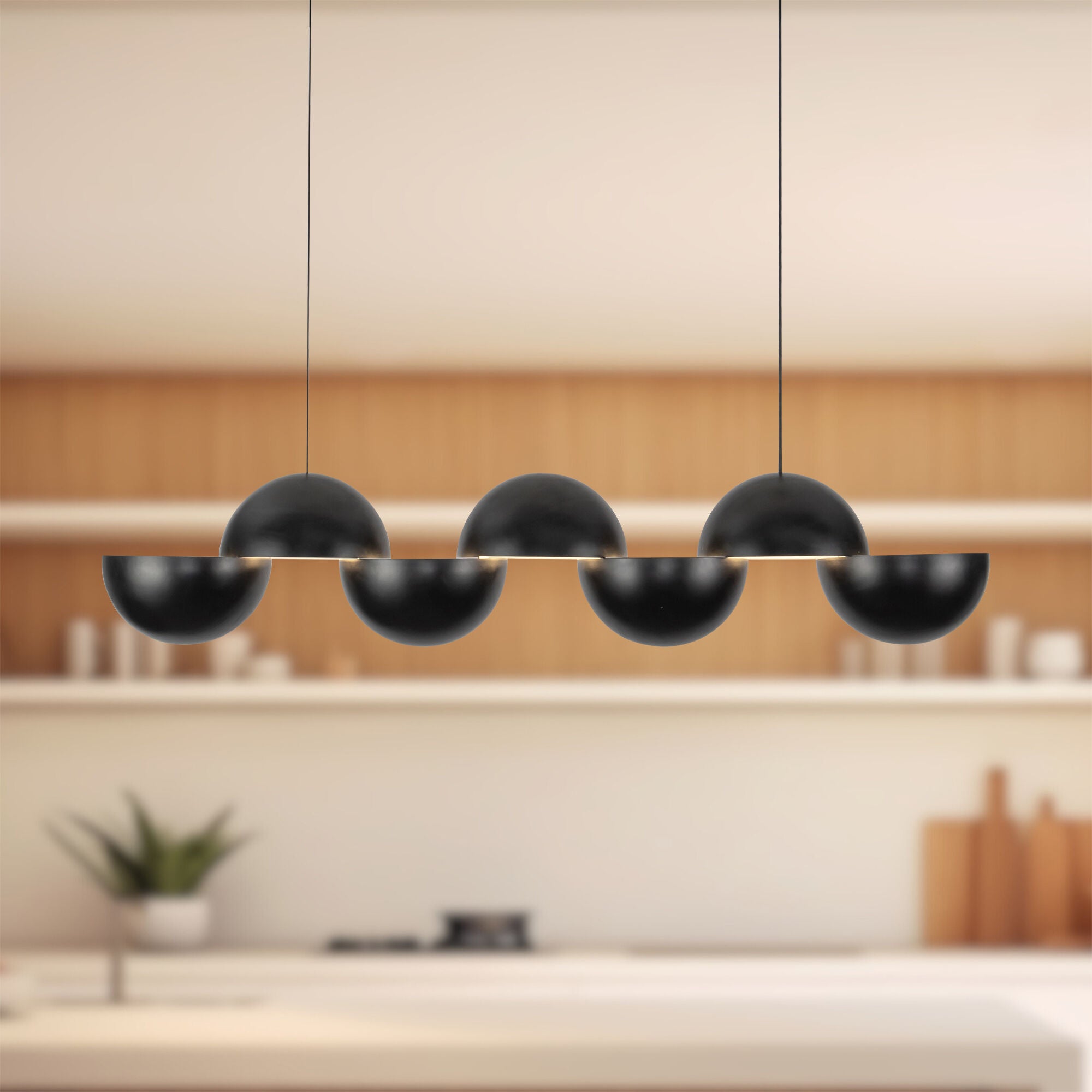 Paul Cocksedge Void 41 Inch Linear Suspension Light by Kuzco Lighting