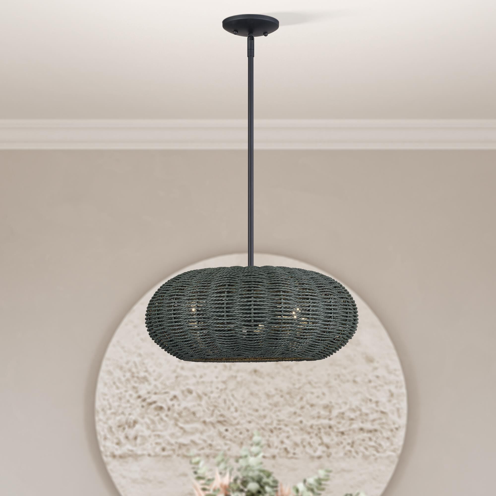 Deluna 18 Inch Large Pendant by Livex Lighting
