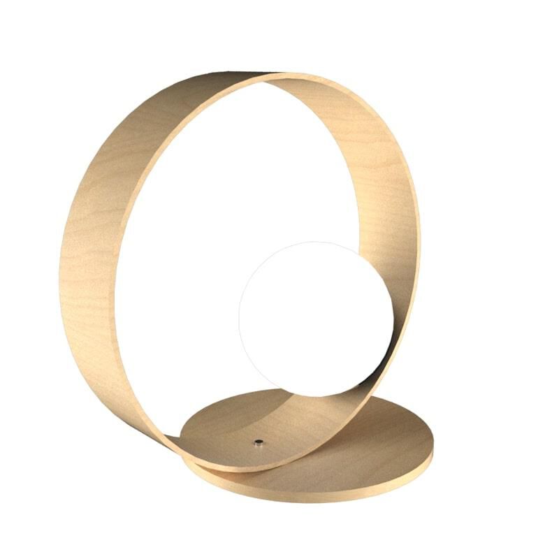 Shown in Maple finish and Frosted glass