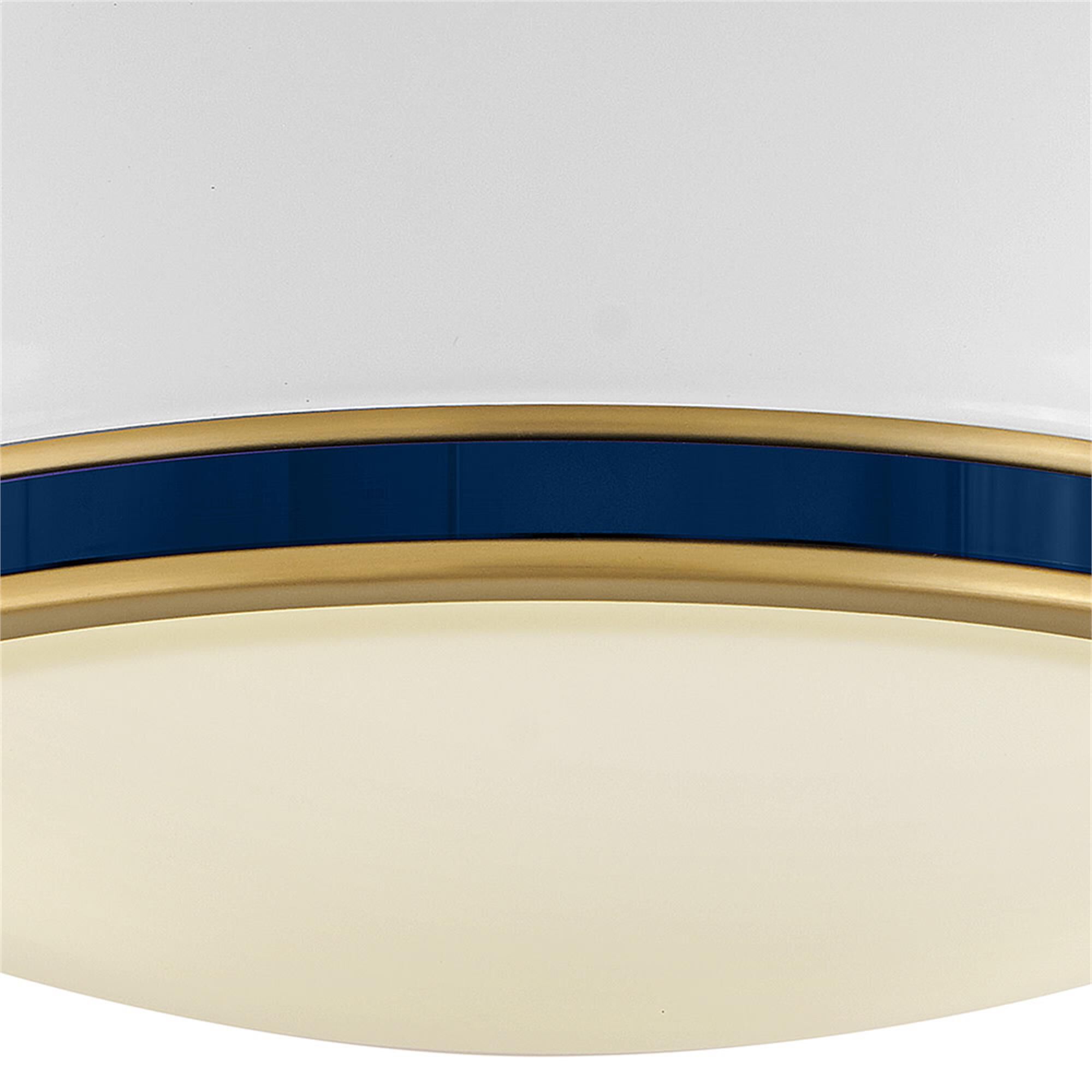 Barton 14 Inch 2 Light Flush Mount,