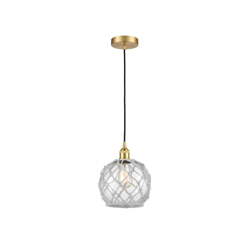 Innovations Lighting Bruno Marashlian Farmhouse Rope 8 Inch Mini Pendant