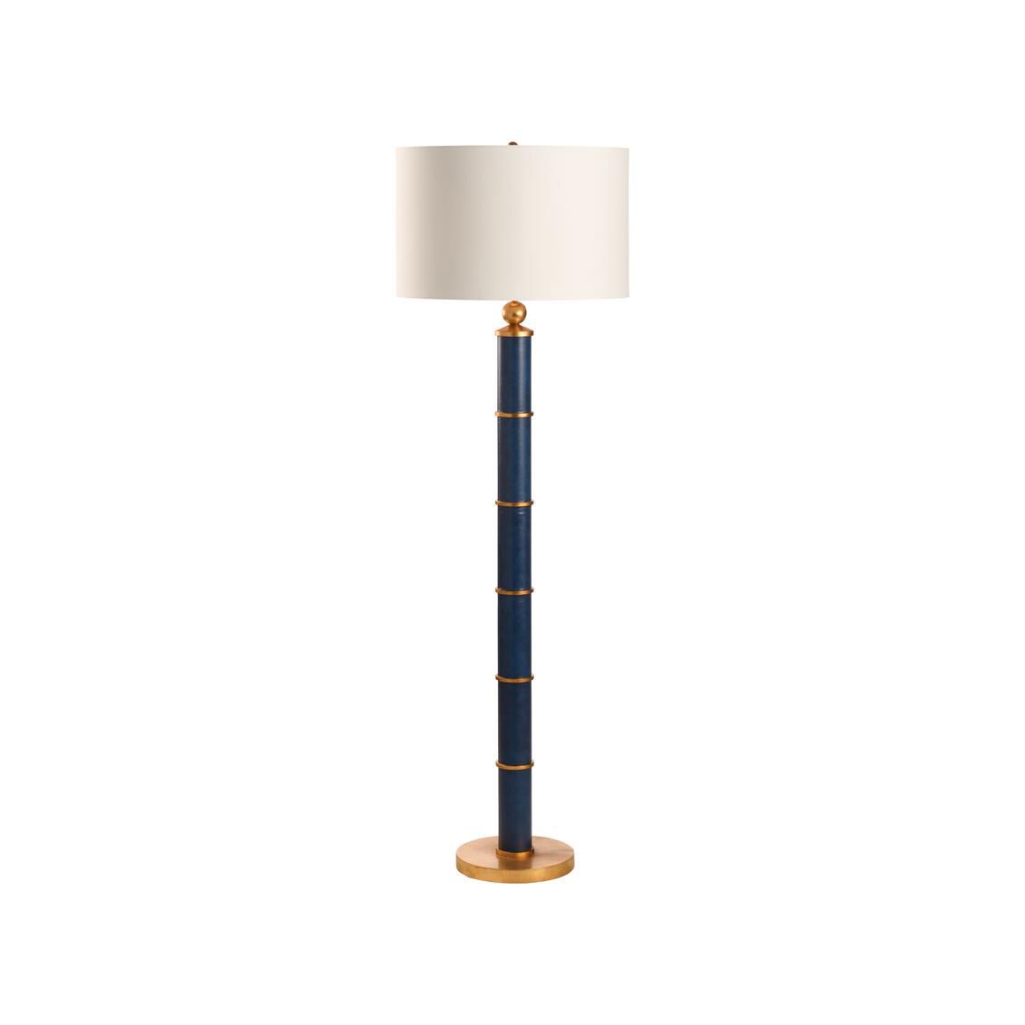 Leather 61 Inch Floor Lamp by Chelsea House