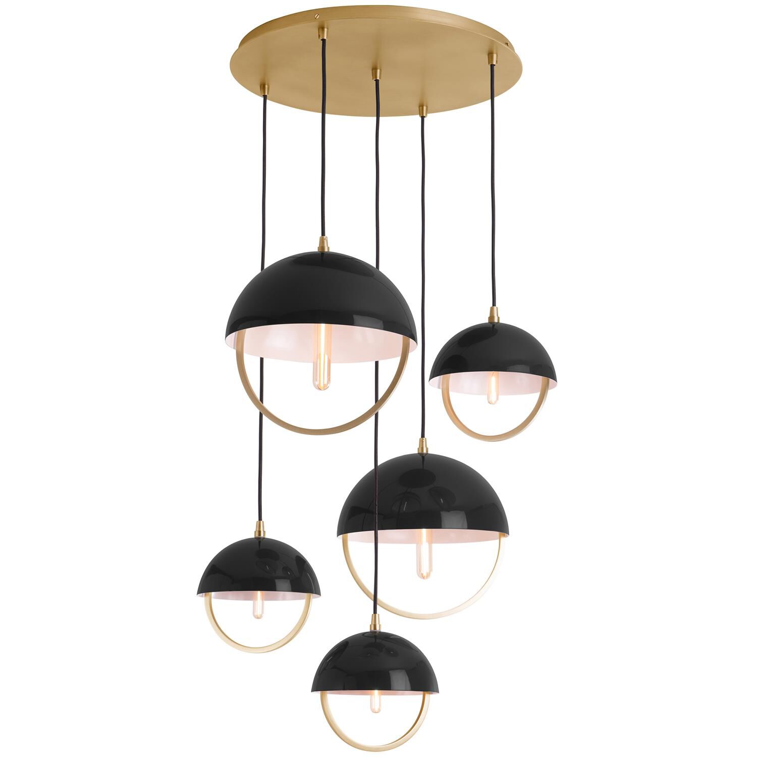 Mavisten Edition Copernica 30 Inch Multi Light Pendant by Robert Abbey